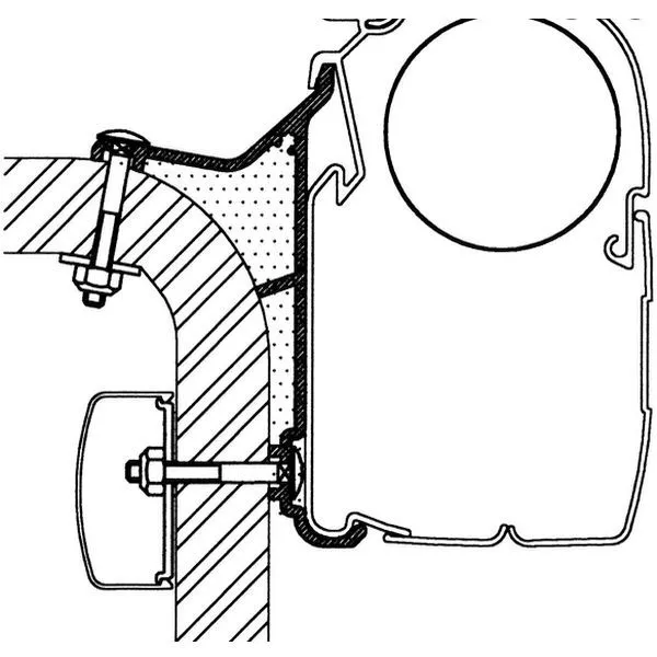 Thule Adapter Hymer B2-Klasse, Länge 5 M 3 Thule Adapter Hymer B2-Klasse, Länge 5 M