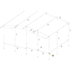 Brand Vorzelt-Eckschellen, 25 Und 28 Mm -Qualitätsgeschäft Für Campingausrüstung brand eckschellen zubehoer fuer schellenstaebe zusatzgestaenge 1000 1 16809