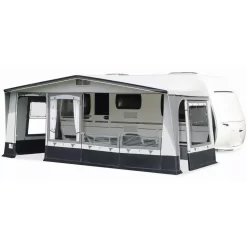 Wohnwagen-Vorzelt Brand Tarifa 280 9 Wohnwagen-Vorzelt Brand Tarifa 280 -Qualitätsgeschäft Für Campingausrüstung brand tarifa 280 vorzelt fuer wohnwagen tuer links seitentuer geoeffnet front verandaeffekt 1000 2 18381