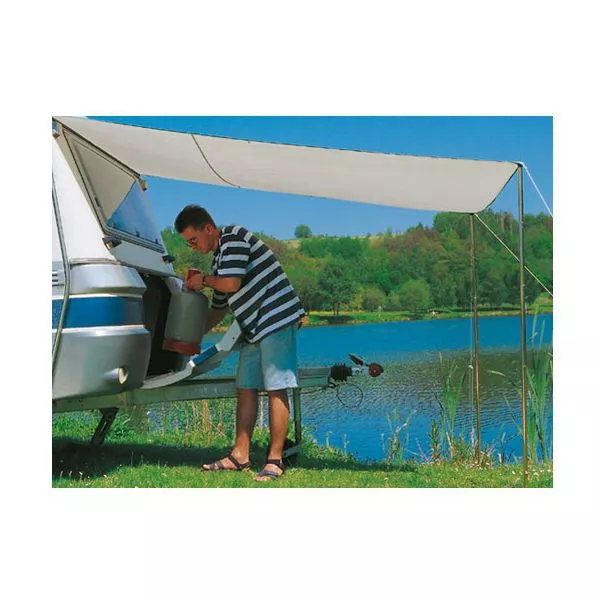 Wohnwagen-Sonnendach DWT Flora, Grösse 1, Hellgrau 4 Wohnwagen-Sonnendach DWT Flora, Grösse 1, Hellgrau – Bild 2