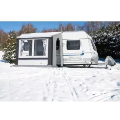 Wintervorzelt DWT Cortina II, Grau, Grösse 4 -Qualitätsgeschäft Für Campingausrüstung dwt teilvorzelt vorzelt cortina II cortina 2 grau wohnwagen vorzelt 2 1 18396