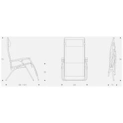 Relaxstuhl Lafuma RSXA Clip, Graphite -Qualitätsgeschäft Für Campingausrüstung lafuma rsxa clip groesse massangaben relaxstuhl sonnenstuhl 1000 1 24884