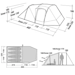 Qualitätsgeschäft Für Campingausrüstung -Qualitätsgeschäft Für Campingausrüstung masse double dreamer 4 robens groesse abmessung vier personen 1000 1 24250