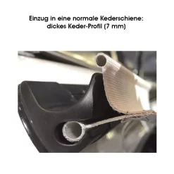 Buszelt-Kederadapter Outwell Befestigung-Adapter-Set Mit Doppelkeder 7-7+5 Mm -Qualitätsgeschäft Für Campingausrüstung outwell einzug in eine normale kederschiene dickes keder profil 7 mm 1000 4 20116