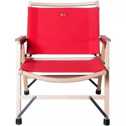 Klappstuhl Spatz Woodstar, Flame Red -Qualitätsgeschäft Für Campingausrüstung spatz woodstar flame red roter holzstuhl mit baumwoll canvas sitzflaeche 1000 1 22494