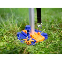 Markisen-Abspannung Wigo Zelte Rolli Spezial Abspann-Ergänzungs-Set Peggy Peg -Qualitätsgeschäft Für Campingausrüstung wigo zelte rolli spezial abspann ergaenzungs set peggy peg ankerplatte 1000 1 23843